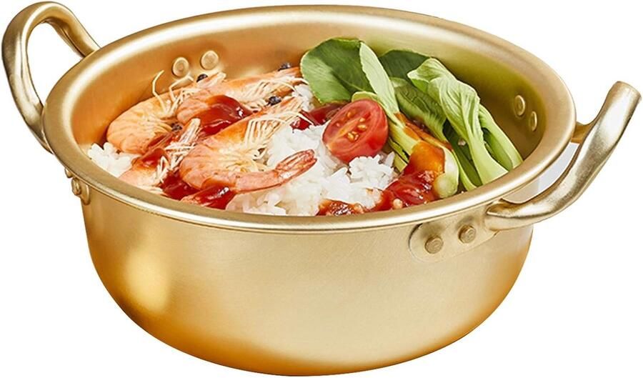 Pastapan Kookpan Eten Bereiden Snelle Verwarming 16 cm Grijs