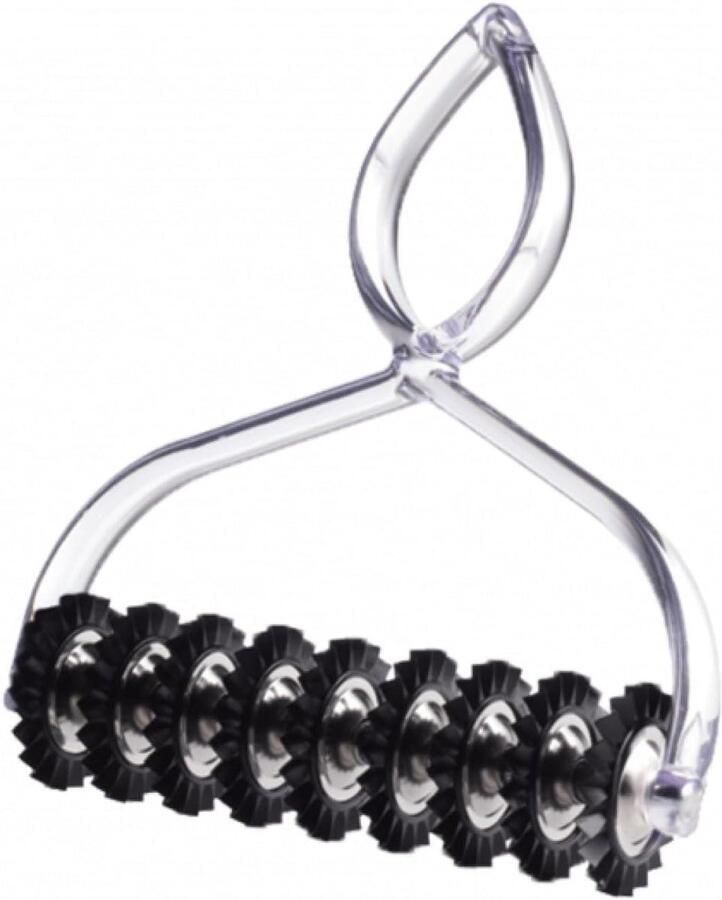 Pastasnijder Deegroller Verse pasta maken 9 Zigzag wielen 14.5 cm Zilver