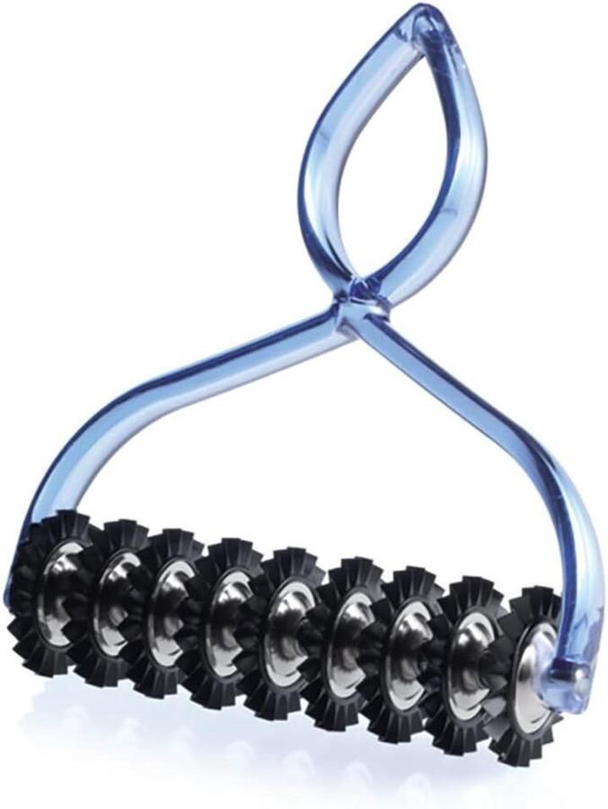 Pastasnijder Handmatig Pastaroller Pastamachine Verse Pasta Maken Gemaakt in Italië 026 cm Blauw