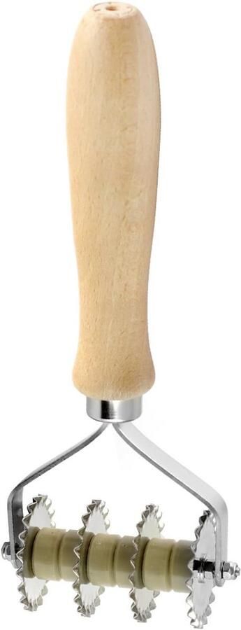 Pastasnijder Tandwiel Pappardelle Maker Zelf Pasta Maken Roestvrij Staal Mes 18 mm Snijbreedte Zilver