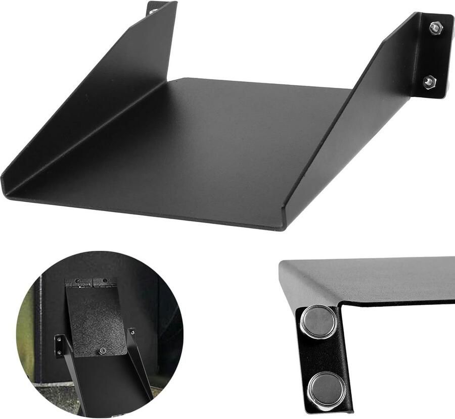 Pellet Hulp Goot Grill Accessoire Barbecue Schoonhouden Magnetische Bevestiging 16 x 13 cm Zwart - Foto 1