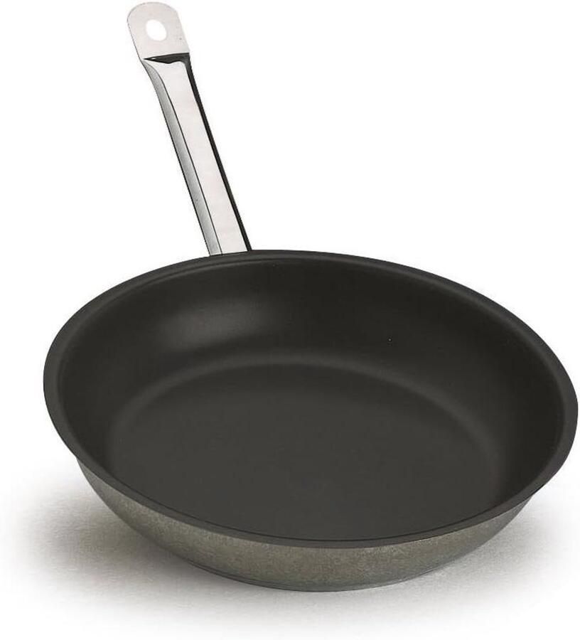 Pentole Agnelli COIX3111SP36 RVS platina koekenpan met stalen handvat diameter 36 cm zilver