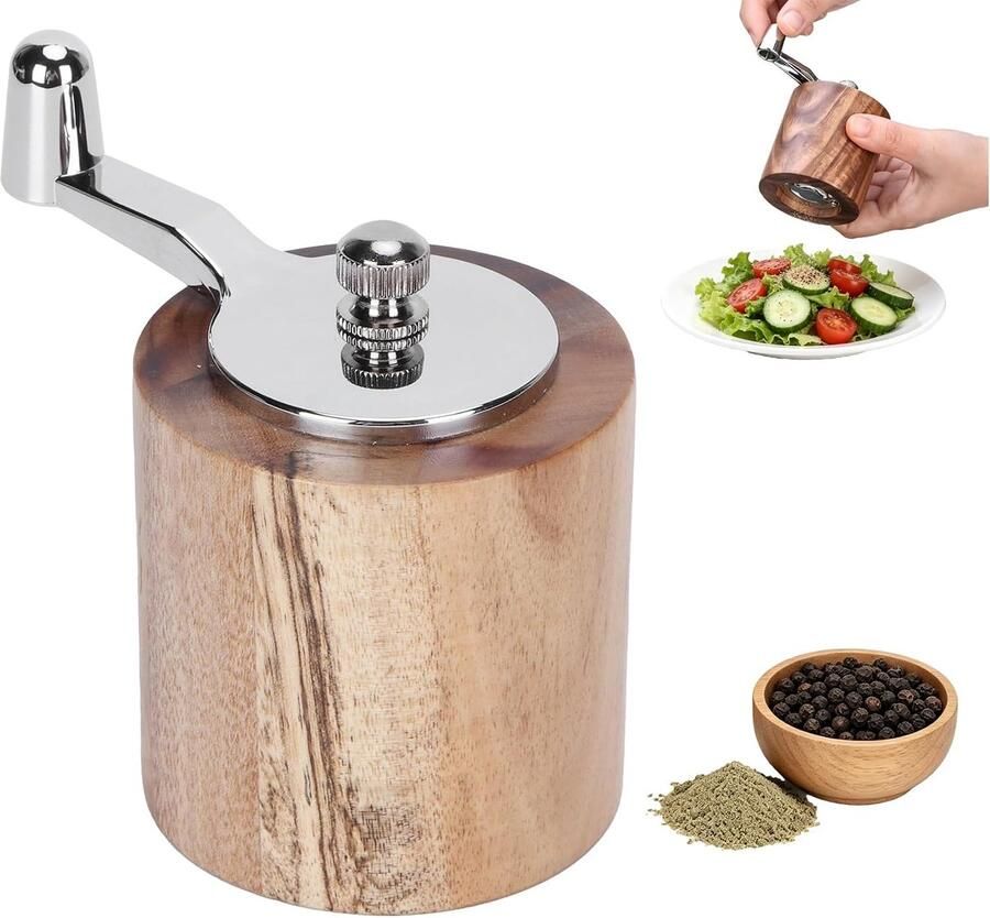 Pepermolen Kruidenmolen Met Lange Crank Zeezout Kruid Kruidenmolen Voor Thuis Restaurant Outdoor BBQ Keuken Slijpen Tool