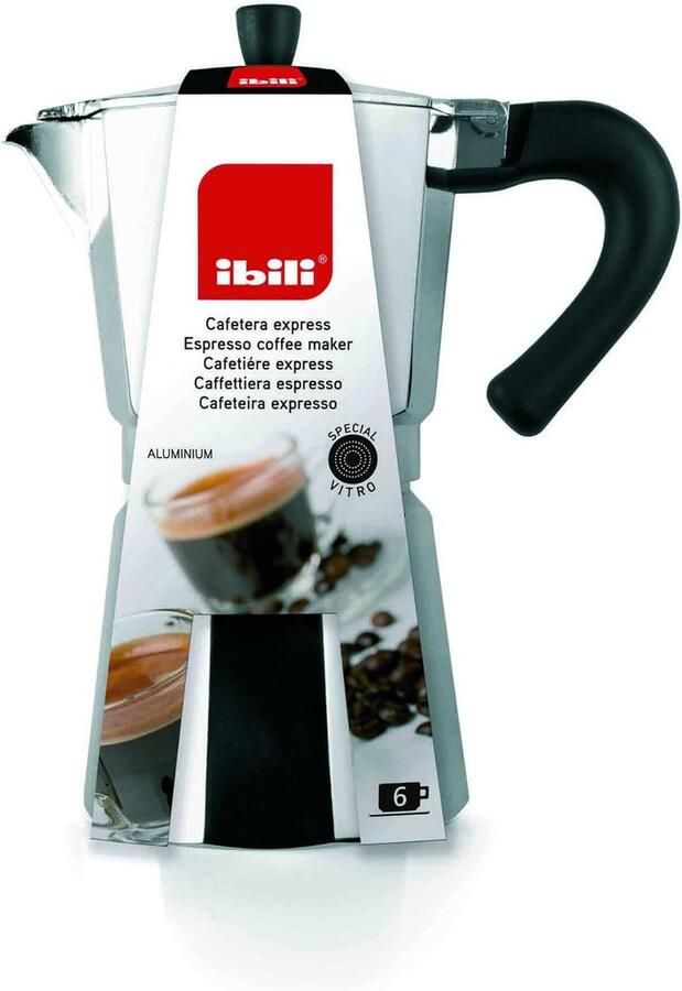 Percolator Koffiezetter Espresso Maker Koffie Zetten BPA-vrij Aluminium 14 Koppen 700ml Zilverkleurig