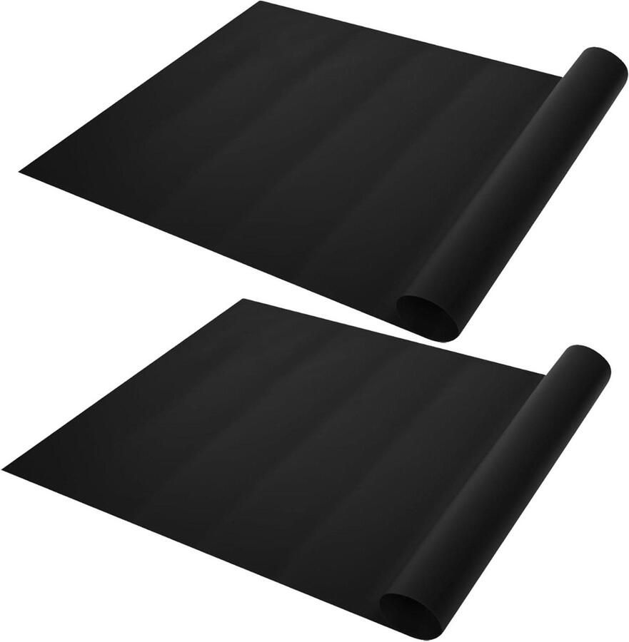Permanente bakfolie voor oven en grill 2 stuks ovenliners voor de bodem van de oven herbruikbaar geschikt voor elektrische en gasoven anti-aanbaklaag (40 x 60 cm)