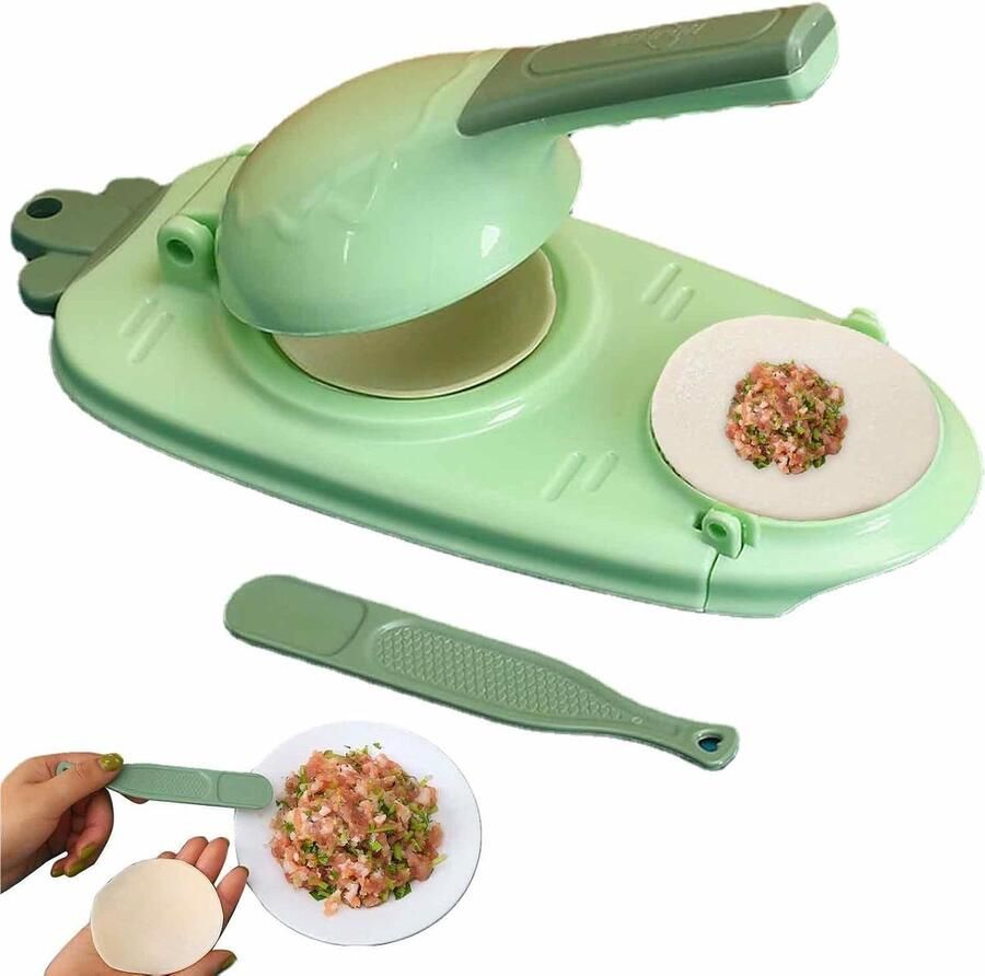 Tortilla Maker Deeg Pers Wraps Maken Ergonomisch Handvat 20 x 24 cm Groen