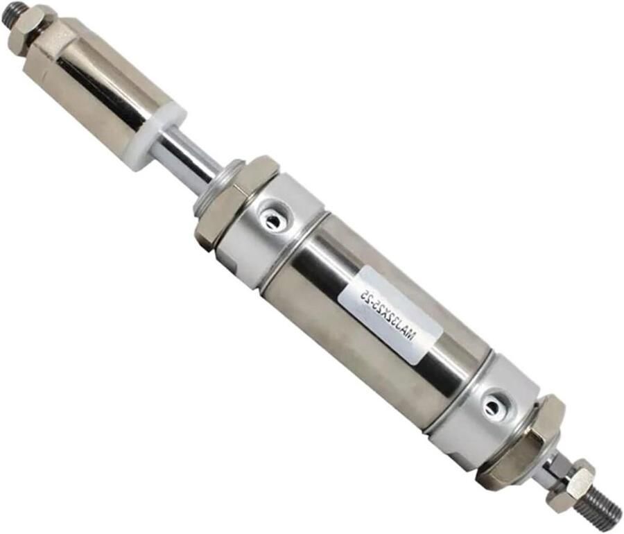 Perslucht Cilinder Dubbelwerkend Gereedschap Industriële Automatisering Verstelbare Slag 16mm Boring Aluminium