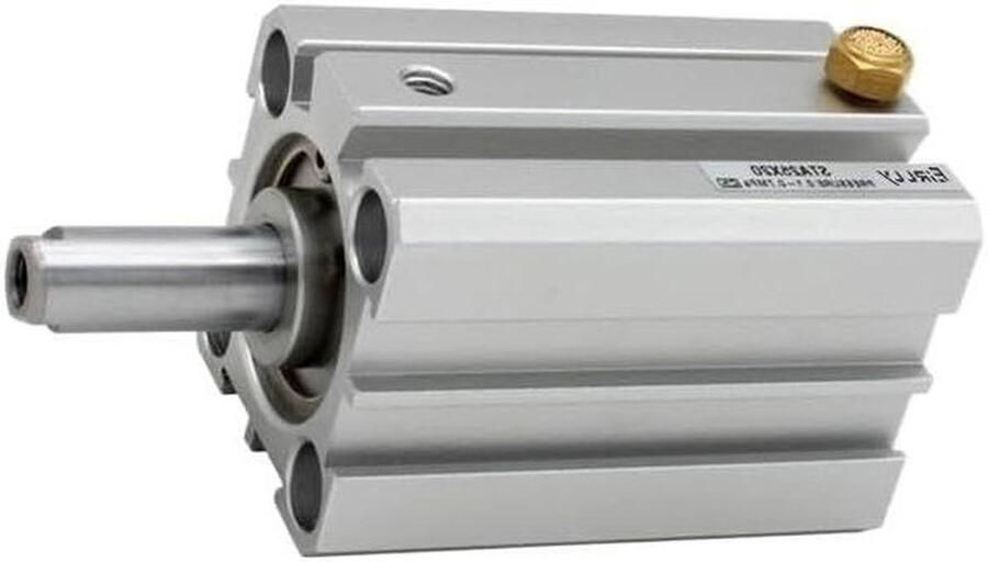 Persluchtcilinder Compacte cilinder Industriële toepassingen Trekvering ontwerp 32 mm boring Zilver
