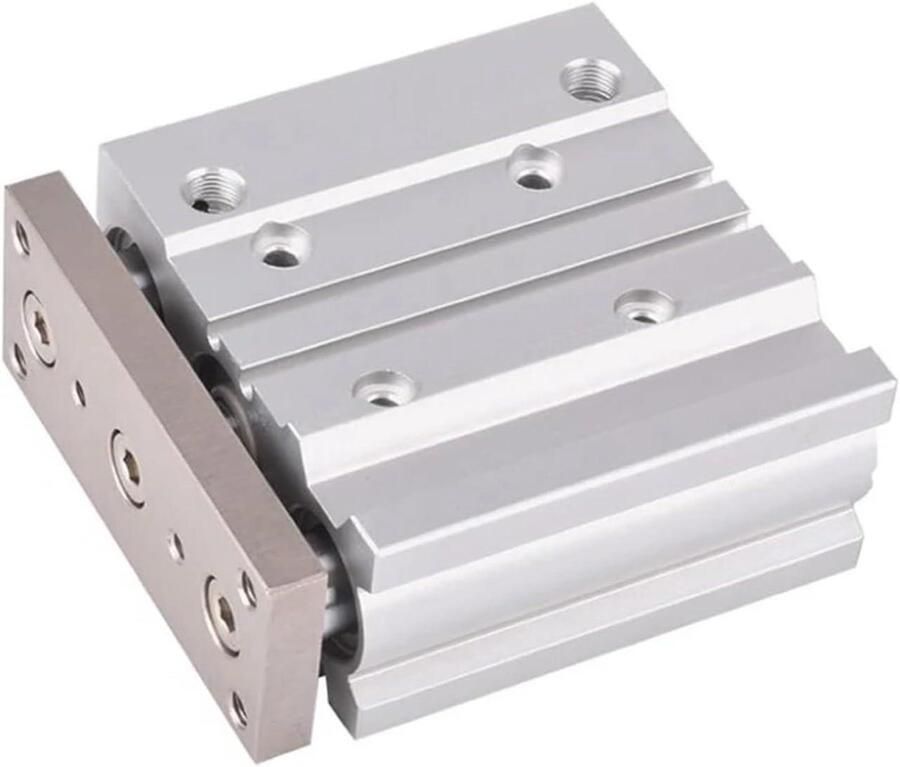Persluchtcilinder Dubbelwerkende cilinder Industriële automatisering Geleidingsstang 12 mm boring Metaal