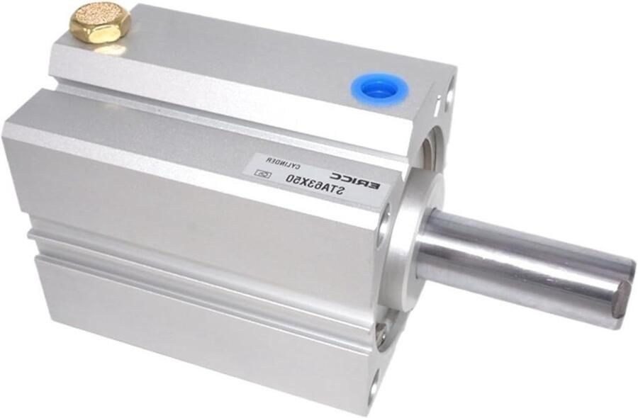 Persluchtcilinder Luchtcilinder Machineonderdelen Compact ontwerp 63mm slag Metaal