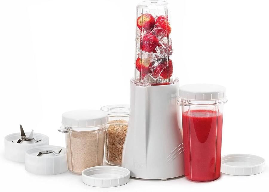 Persoonlijke Blender Compacte Mixer Gezonde Smoothies BPA-vrij Materiaal 16 Ounce Zilver