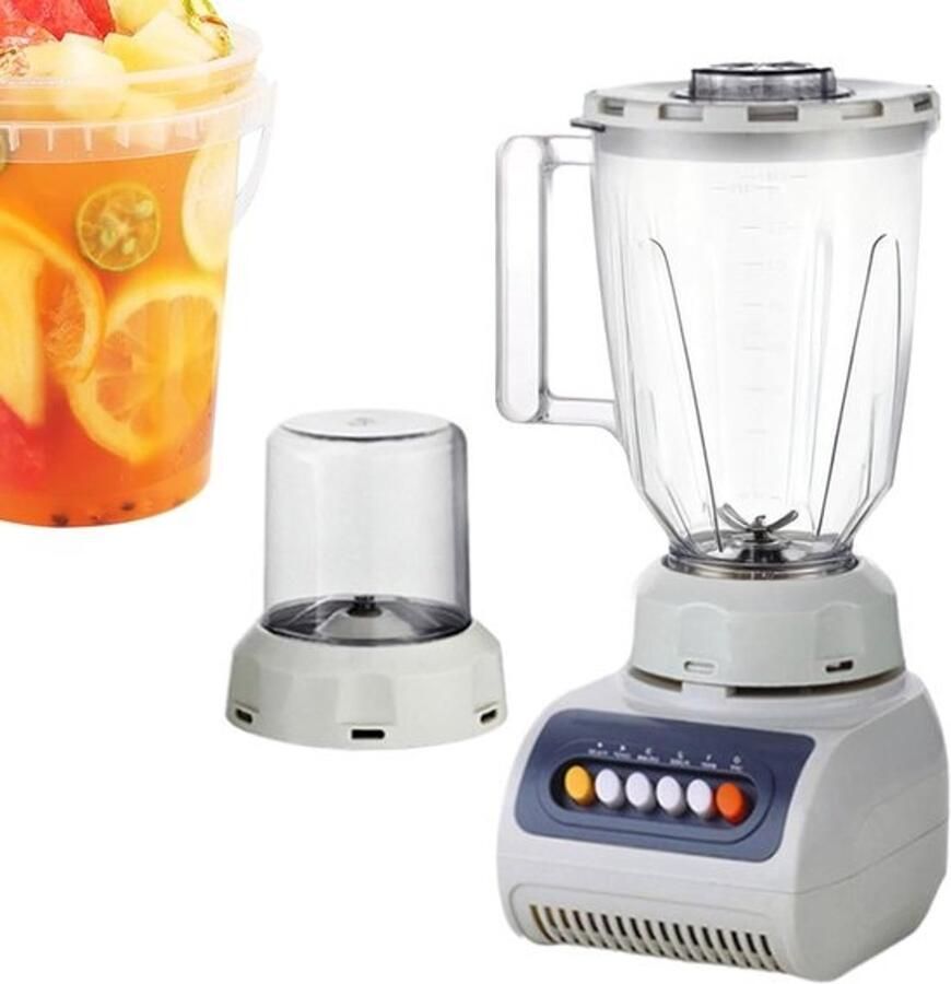 Persoonlijke blender Smoothie maker Gezonde dranken maken Dubbele beker ontwerp 37x18x37 cm Wit