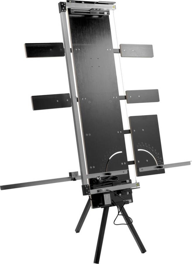 Piepschuim Snijmachine 42 cm Maximale Snijdikte 127 cm Maximale Lengte Verwarmde Draad Schuimsnijder Instelbaar 0-90° 6 Verwarmingsdraden Met Standaard en Zijplaat voor Schuim en Parelgaren