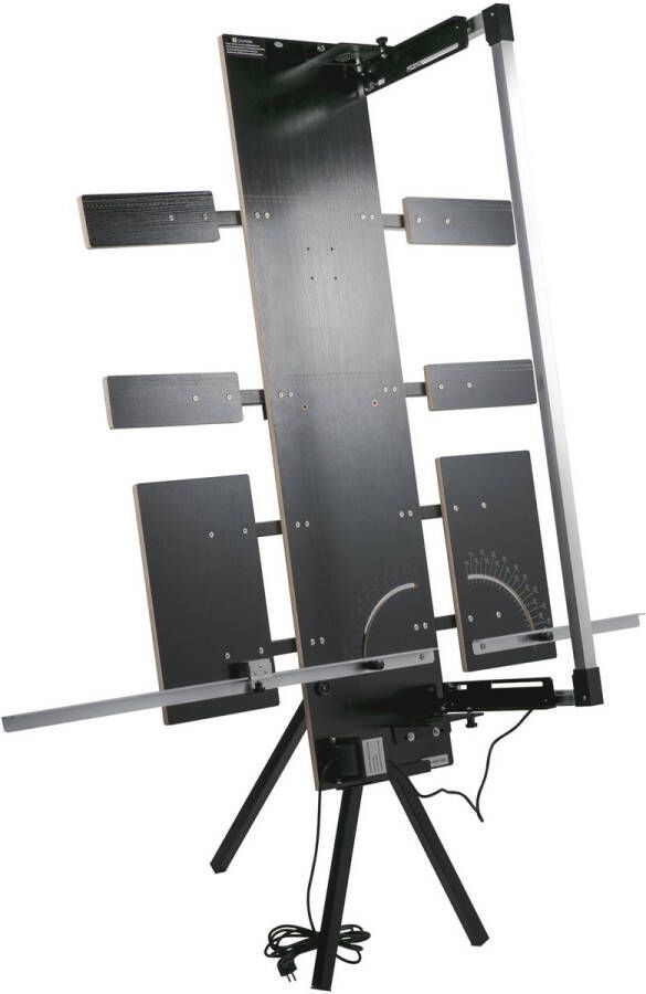 Piepschuim Snijmachine 42 cm Maximale Snijdikte Verwarmde Draad Schuimsnijder 127 cm Maximale Lengte Instelbaar 0-90° 6 Verwarmingsdraden Met Standaard en Zijplaat voor Schuim en Pearl Cotton