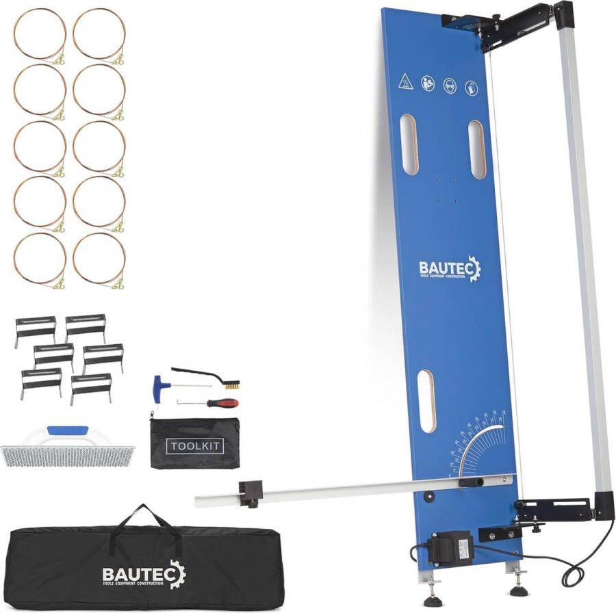 Piepschuimsnijder 200 Watt met 10 Snijdraden en Accessoires Hardschuimsnijder voor Isolatie en Modelbouw