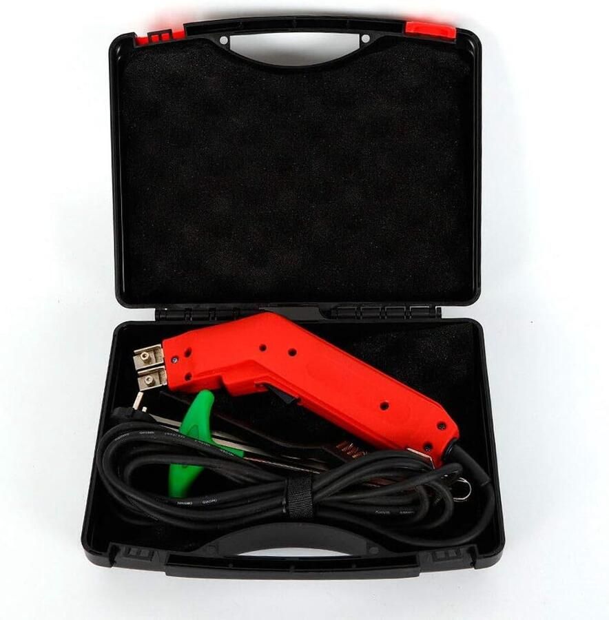 Piepschuimsnijder Elektrisch Hete Draadsnijder Schuim Vormen van Isolatie Instelbare Temperatuur 200mm Snijvlak Rood