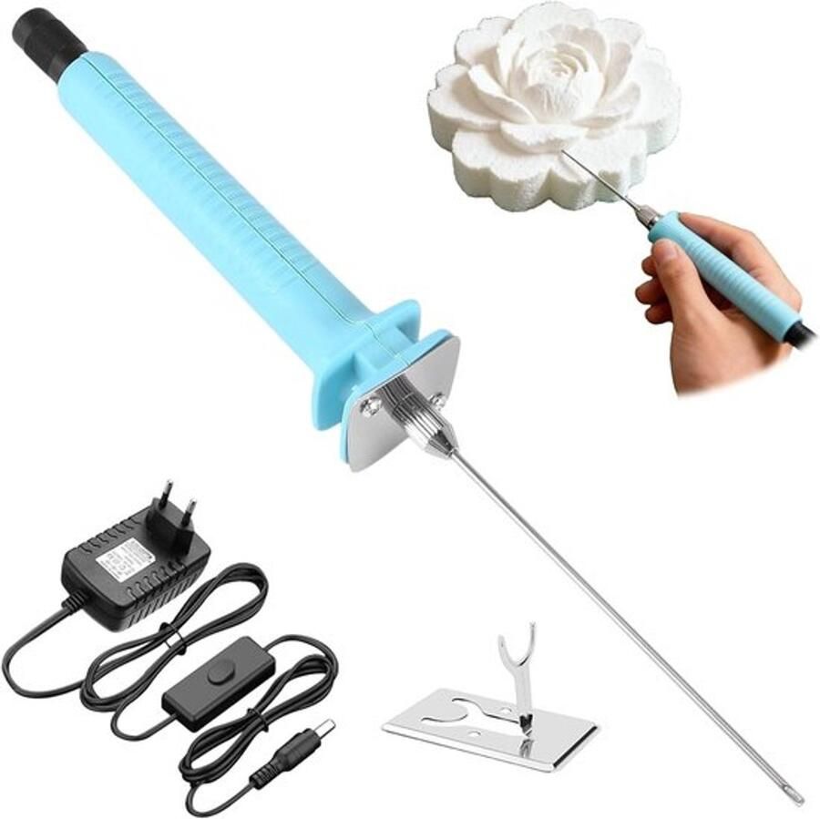 Piepschuimsnijder Elektrische schuimsnijder Met standaard met 5V voedingsadapter Foam Cutter- 27 W 15 cm