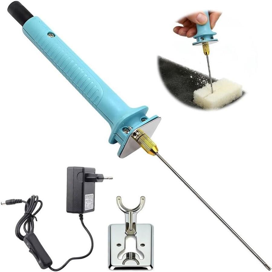 Piepschuimsnijder Schuimsnijder Styrocutter Modelbouw Knutselen Snel Verwarmend 10 cm Zwart