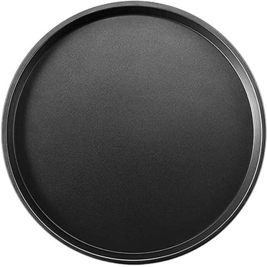 Pizza Bakplaat Bakvorm Rond Crispy Pizza Bakken Geperforeerde Bodem 32 cm Zwart