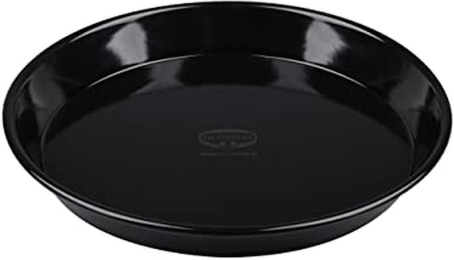 Pizza Bakplaat Bakvorm Rond Verse Pizza Bakken Antiaanbaklaag 20 cm Diameter Zwart