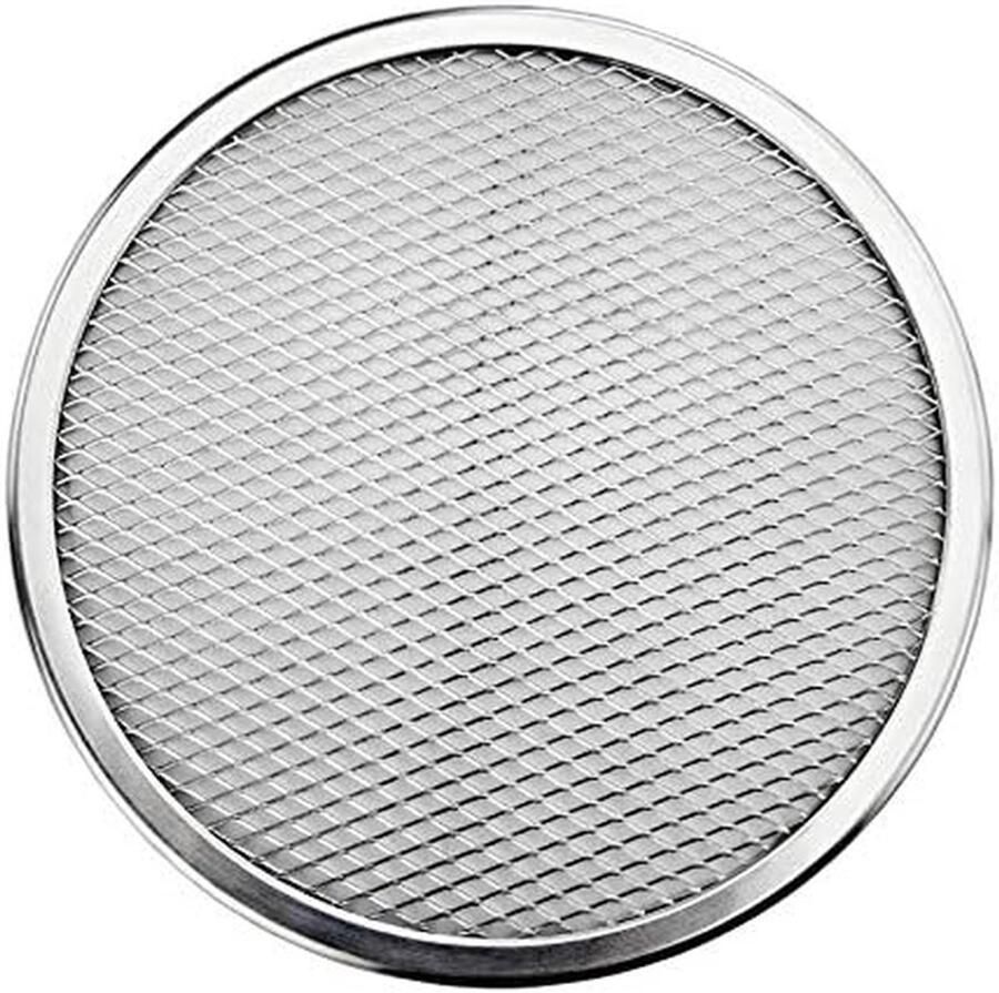 Pizza Bakplaat Pizza Net Pizza Bakken Perforated Surface 15 cm Silver