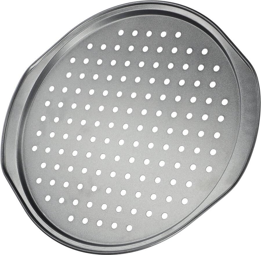 Pizza Bakplaat Pizza Pan Pizza Bakken Antiaanbaklaag 33 cm Zwart