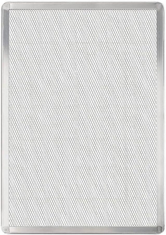 Pizza Bakplaat Pizzanet Oven Pizza Bakken Perforated Aluminium 20 x 30 cm Zilver