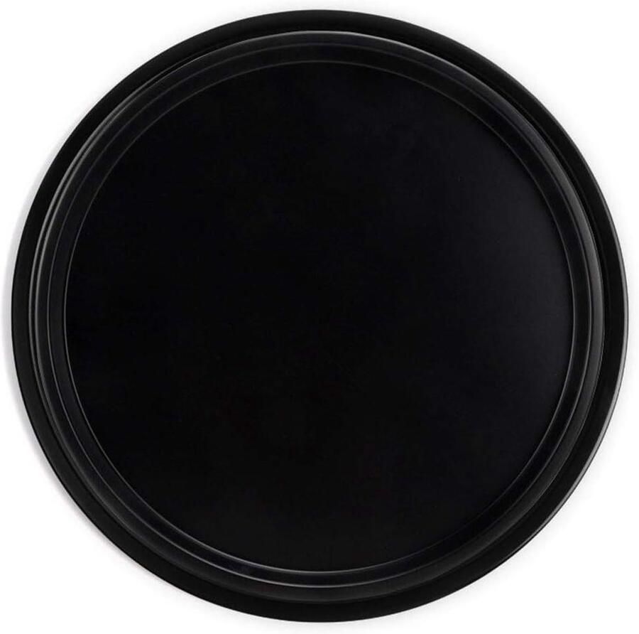 Pizza Bakplaat Ronde Pan Oven Gebruik Non-stick Coating 30 cm Zwart