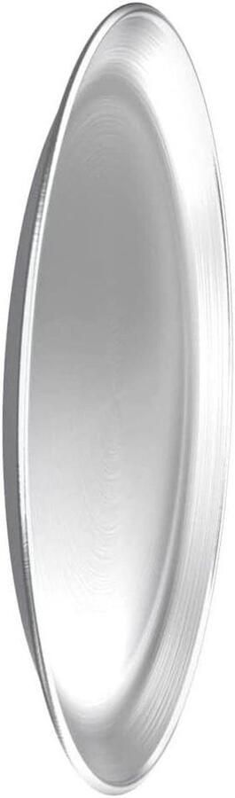Pizza Bakplaat Ronde Pan Oven Gebruik Roestvrij Staal 26x26cm Zilver