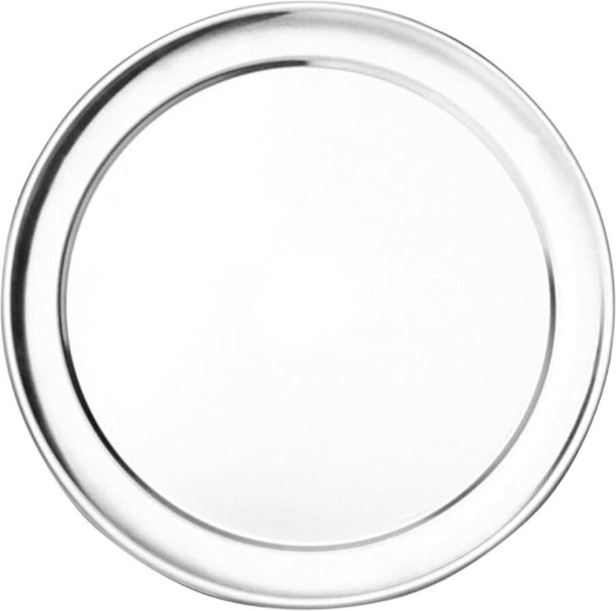 Pizza Bakplaten Taartvormen Bakken Thuis Aluminium Materiaal 3 Stuks 18 Inch Zilver