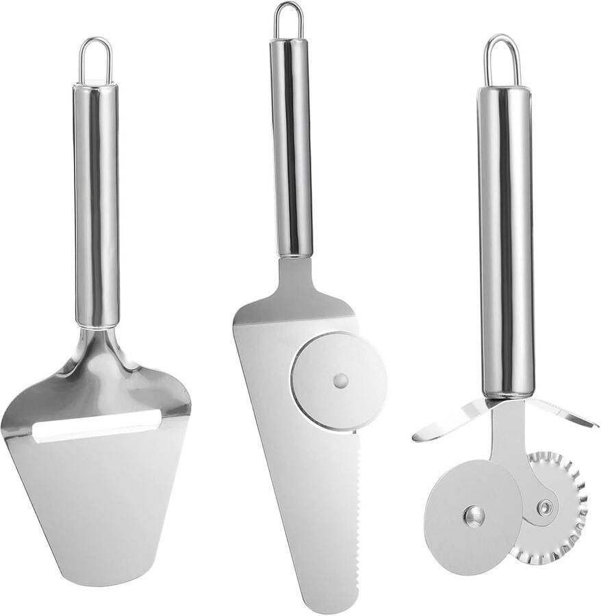 Pizza Bakset Taartgereedschap Set Keuken Gebruik Ergonomische Handgreep 29 x 12 x 3.5 cm