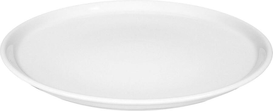 Pizza bord rond Dineren thuis Oven magnetron vaatwasserbestendig 30 cm Wit