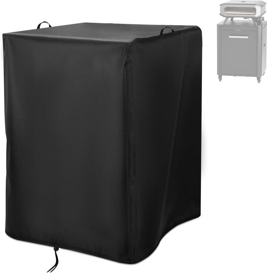 Pizza oven afdekking 73 x 64 cm waterdicht 500D Oxford-stof UV-bestendig beschermt tegen vuil en stof Luxento