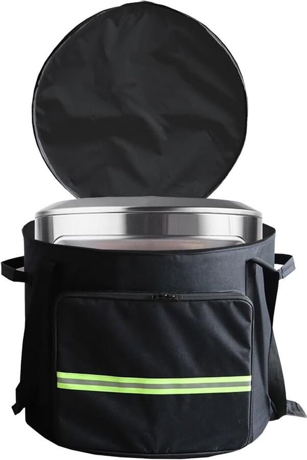 Pizza Oven Opbergtas Barbecue Hoes Buiten Koken Waterdicht Materiaal 54x54x40cm Zwart