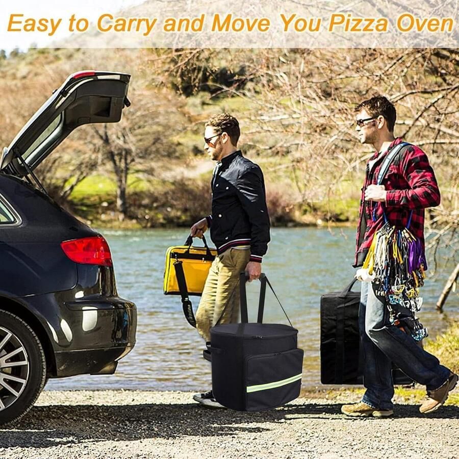 Pizza Oven Tas Pizza Oven Draagtas Buiten Koken Waterdicht Stofdicht 54 x 54 x 40 cm