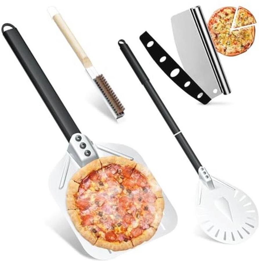 Pizza-ovenaccessoires set 4 stuks multifunctioneel gereedschap voor thuis