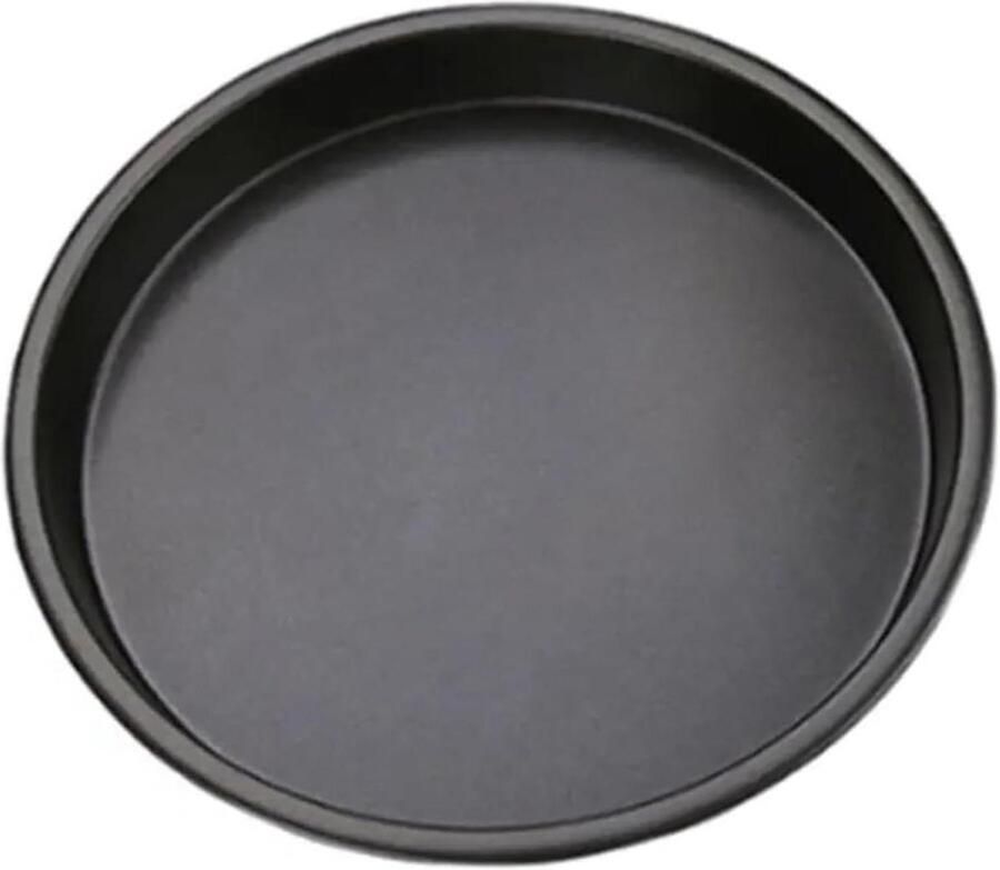 Pizza Pan Bakplaat Oven Thuis Koken Anti-aanbak Laag 7 Inch Zwart