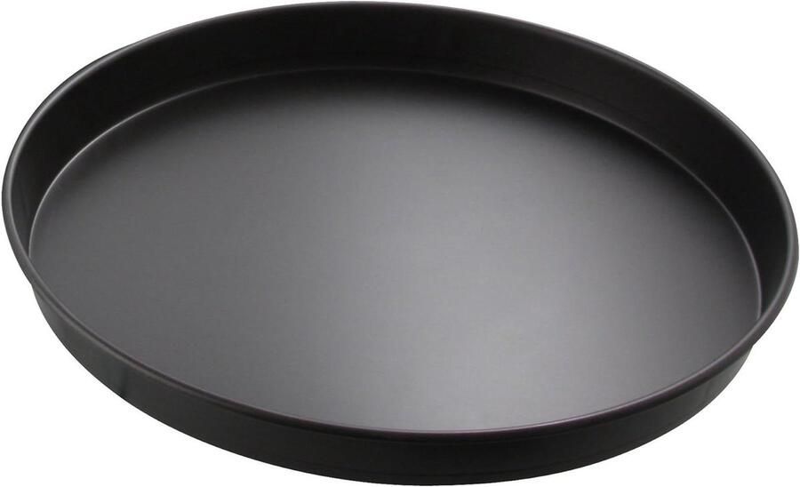 Pizza Pan Bakplaat Pizza Bakken Antiaanbaklaag Ø28 cm Zwart