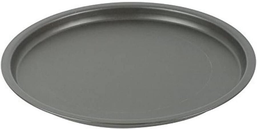 Pizza Pan Bakplaat Ronde Perfecte Pizza Bakken Antikleef Laag 32 cm Diameter Zwart
