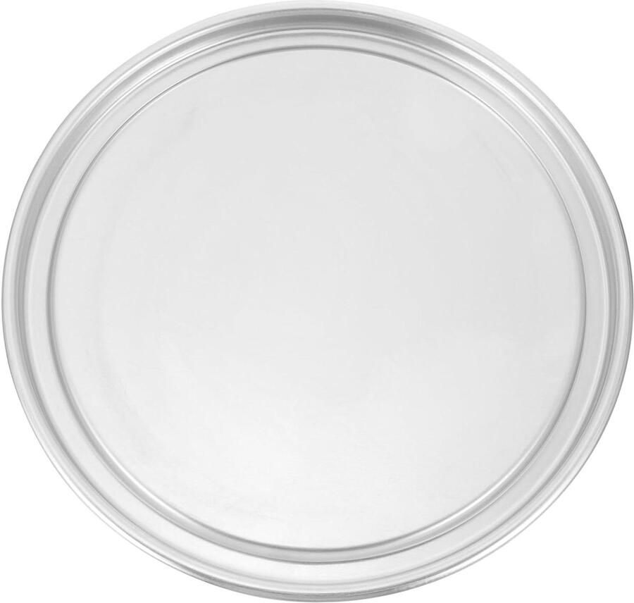 Pizza Pan Deksel Oven Deksel Voedsel Beschermen Praktisch Ontwerp 27.8cm Diameter Zilver