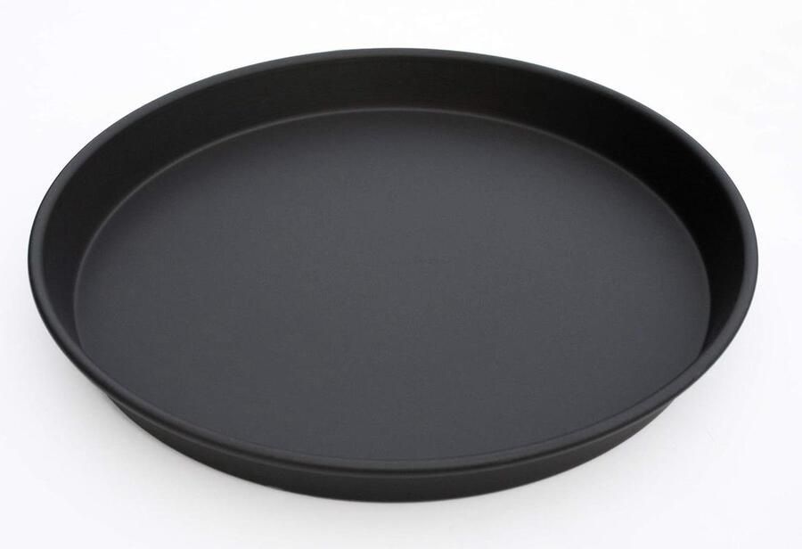 Pizza Pan Diepe Bakvorm Zelf Pizza Maken Nesting Ontwerp 35x4 cm Donkergrijs