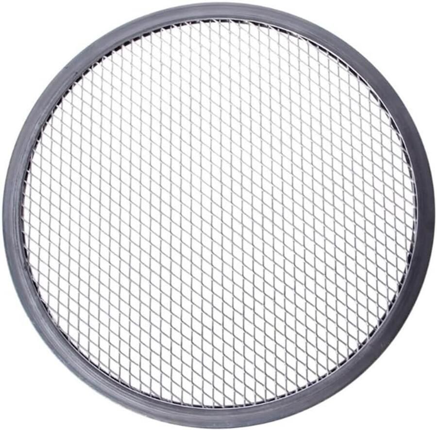Pizza Plaat Bakplaat Oven Pizza Bakken Gegalvaniseerd Aluminium 25 cm Zilver