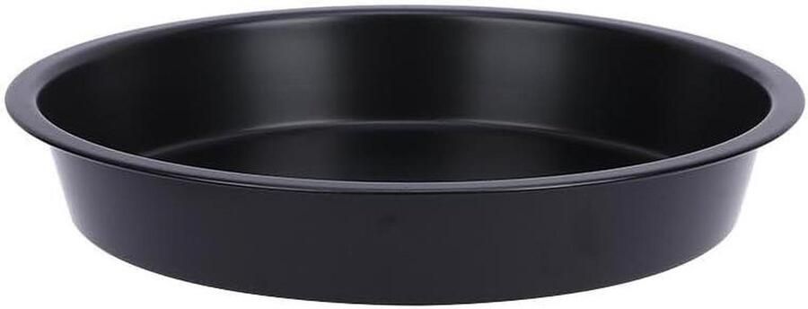 Pizza Plaat Bakplaat Rond Pizza Bakken Geperforeerd Oppervlak 23 cm Zwart