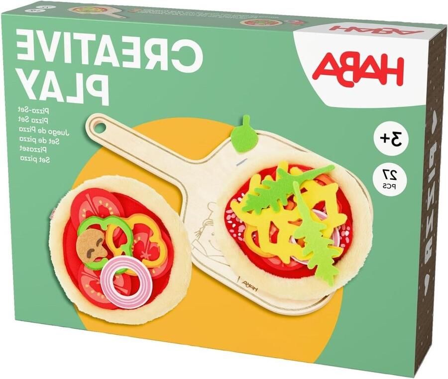 Pizza Speelset Kinderkeuken Accessoires Fantasierijk Spel Veelzijdige Ingrediënten 25 cm Meerkleurig