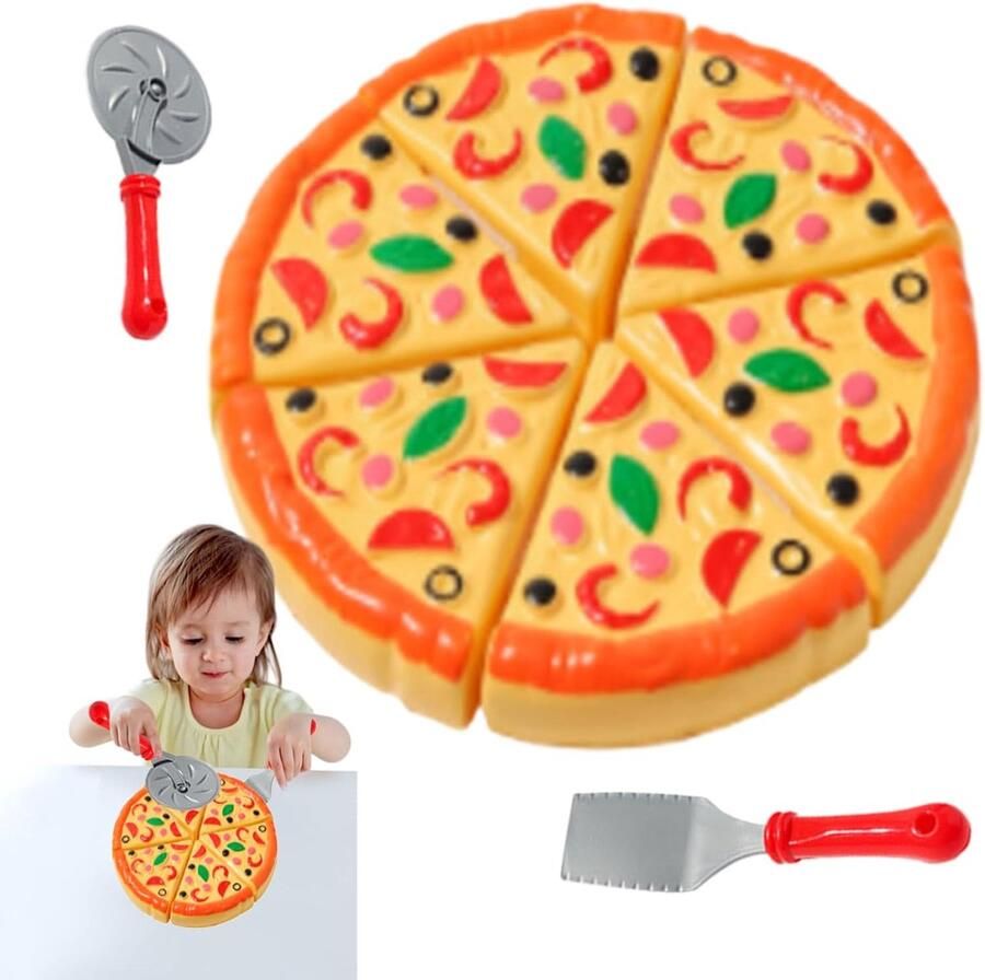 Pizza Speelset Nepvoedsel Keuken Rollenspel Kinderen Realistische Ingrediënten 218 x 166 cm