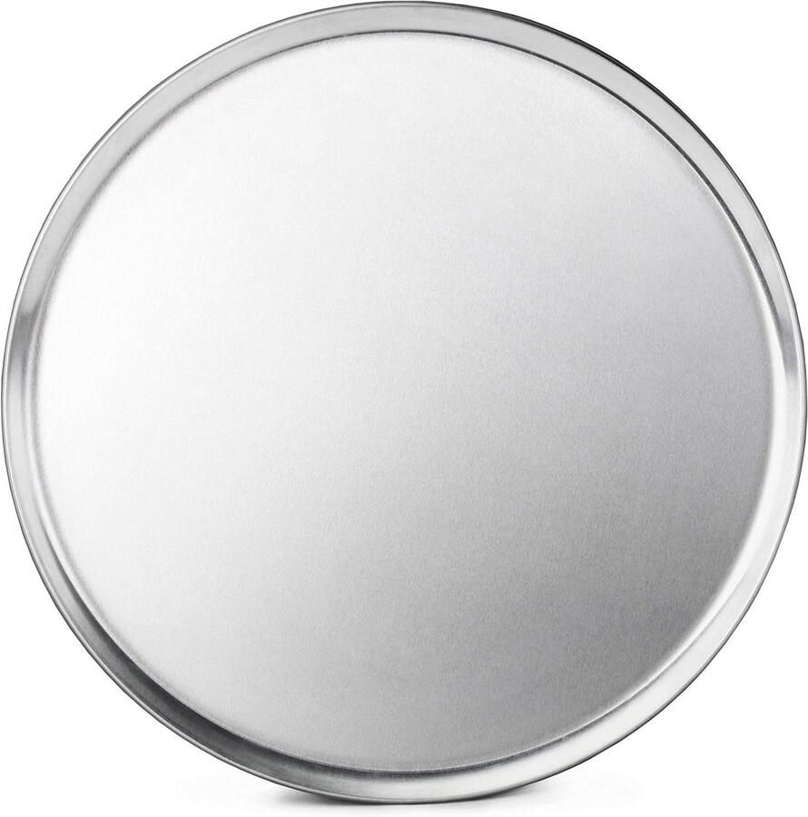 Pizza Tray Pizzabodem Bakplaat Pizza Bakken Zonder Rand 40 cm Zilver