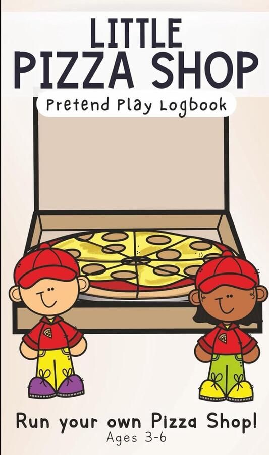 Pizza Winkel Logboek Speelgoed Keukenboek Kinderen Spelen 100 Bestelformulieren 5x8 Inch Gekleurde Pagina's