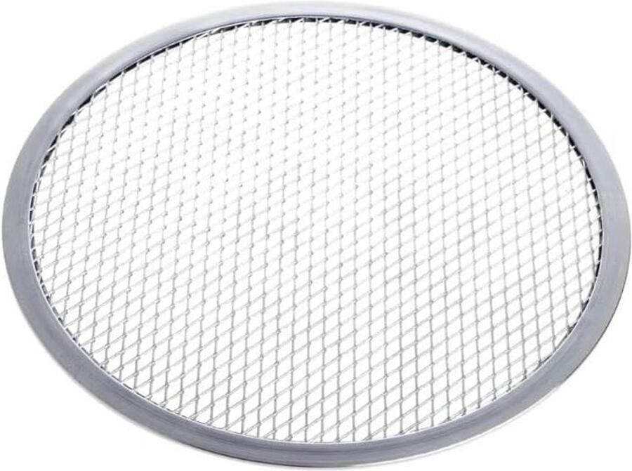 Pizzabodem Bakplaat Net Pizza Bakken Geperforeerd Oppervlak 30 cm Zilver