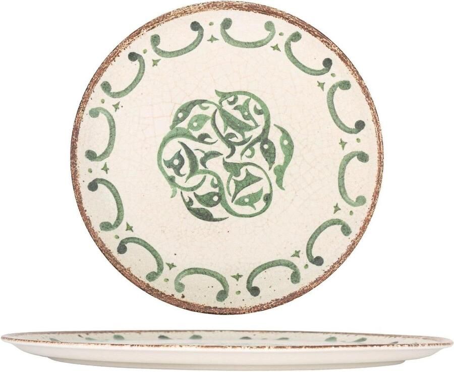 Pizzaborden Borden set Pizza Serveren Bestand tegen thermische schokken 31 cm Veelkleurig