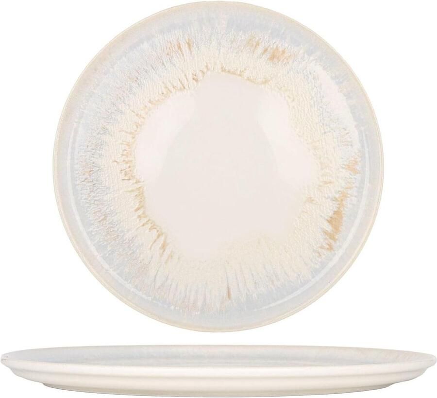 Pizzaborden Pizzaplaten Serveerborden Dineren Presenteren Randbreuk Garantie 32 cm Veelkleurig